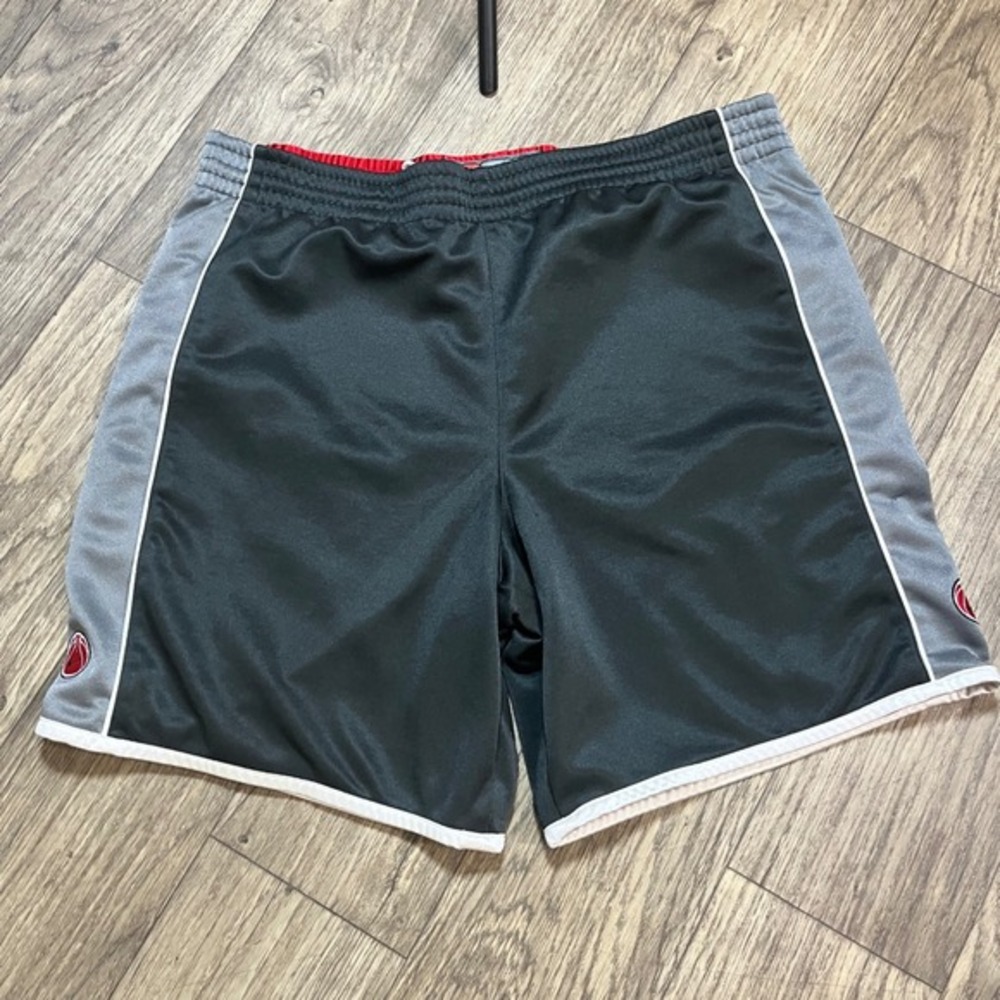 Nike Y2K‎ Basketball Shorts Mens L Gray Red Reversible